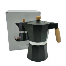 Cafetera Mokka Estilo Nordico - 9 pocillos negra