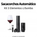Descorchador Set Bomba + Dispenser USB